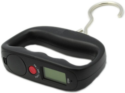 

Urweigh 50Kg Portable Hanging Luggage Weight Machine Digital for Weighing Household Items Weighing Scale(Black)