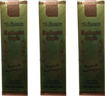 

Al Nuaim Kashmiri Oudh (pack of 3) Floral Attar(Musk)