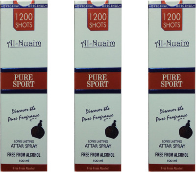 

Al Nuaim Sport (pack of 3) Floral Attar(Musk)