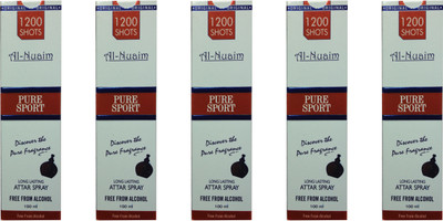 

Al Nuaim Pure Sport (pack of 5) Floral Attar(Musk)