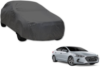 COVERPLANET Car Cover For Hyundai Elantra (Without Mirror Pockets)(Grey)