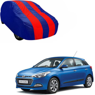 AUTO STAR Car Cover For Hyundai Elite i20 (With Mirror Pockets)(Red, Blue)