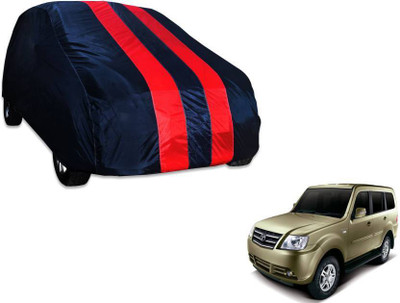 AUTO STAR Car Cover For Tata Sumo Gold (With Mirror Pockets)(Red, Blue)