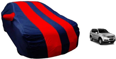AUTO STAR Car Cover For Chevrolet Spark (With Mirror Pockets)(Red, Blue)