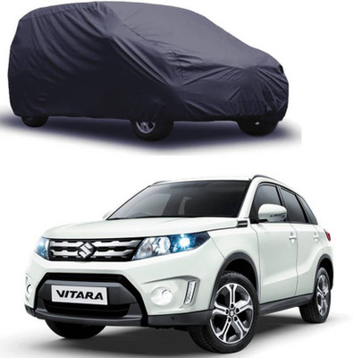 COVERPLANET Car Cover For Maruti Suzuki Vitara Brezza (Without Mirror Pockets)(Grey)