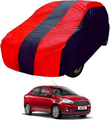 AUTO STAR Car Cover For Ford Figo Aspire (With Mirror Pockets)(Red, Blue)