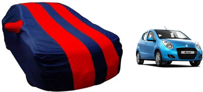 AUTO STAR Car Cover For Maruti Suzuki A-Star (With Mirror Pockets)(Red, Blue)