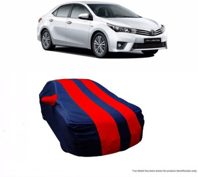 AUTO STAR Car Cover For Toyota Etios Cross (With Mirror Pockets)(Red, Blue)