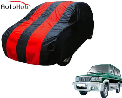 AUTO STAR Car Cover For Mahindra Quanto (With Mirror Pockets)(Red, Blue)