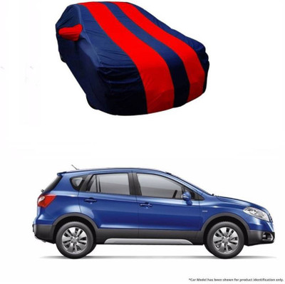 AUTO STAR Car Cover For Chevrolet Optra (With Mirror Pockets)(Red, Blue)