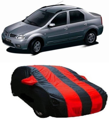 AUTO STAR Car Cover For Mahindra Verito (With Mirror Pockets)(Red, Blue)