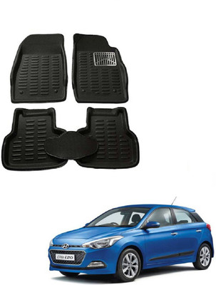 AUTO STAR Plastic Standard Mat For  Hyundai Elite i20(Black)