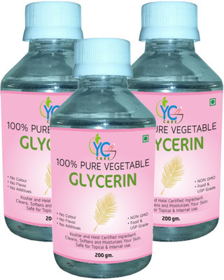 

YC CARE 100% Pure Vegetable Glycerin - Pack 3(200 g)