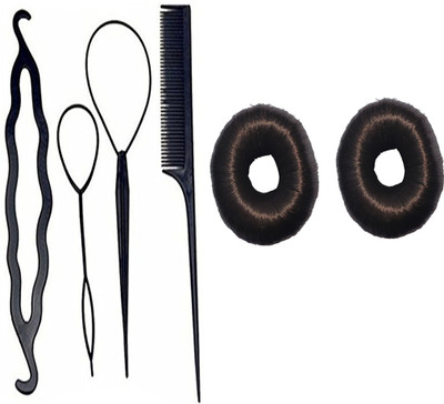 

S R Enterprises hair diy kit comb fashion (pack of 6pcs )(Set of 6)