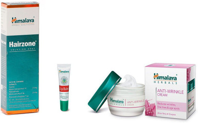 

Himalaya hairzone, anti wrinkle cream, lip balm(Set of 3)