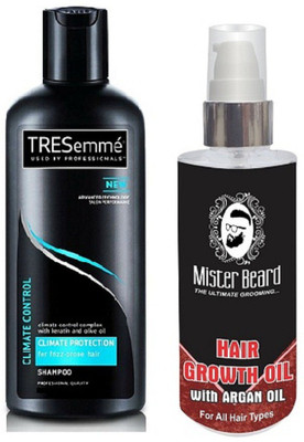 Mister Beard Argan Growth Hair Oil With Tresemme Climate Control