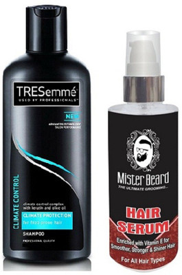 

MISTER BEARD HAIR SERUM WITH TRESEMME CLIMATE CONTROL SHAMPOO(Set of 2)