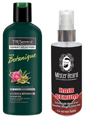 

MISTER BEARD HAIR SERUM WITH TRESEMME BOTANIQUE SHAMPOO(Set of 2)