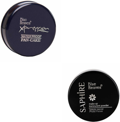 

Blue Heaven Face powder saphire & pan cake xpression(Set of 2)