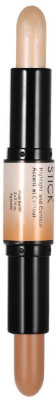 

tanvi27 NATURAL MATTE 2 IN 1 HIGHLIGHTER & CONTOUR STICK Concealer(ALABASTER, NUTTY)