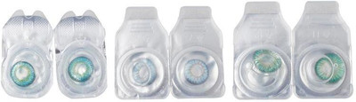 

Optify Combo Pack Monthly Color Contact Lens With Travel Kit Monthly Contact Lens(1, Green-Green Turquoise-Light Blue, Pack of 3)