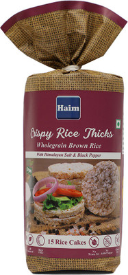 

Haim Wholegrain Brown Rice With Himalayan Salt and Black Pepper(100 g)