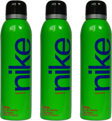

Nike Green (Pack of 3) Body Spray - For Men(600 ml, Pack of 3)