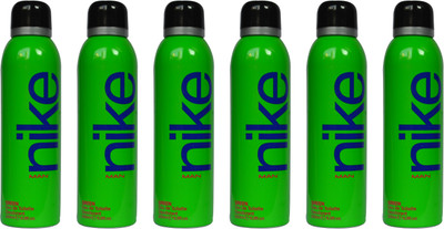 

Nike Green (Pack of 6) Body Spray - For Men(1200 ml, Pack of 6)