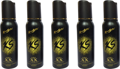 

KamaSutra Double XX (pack of 5) Perfume Body Spray - For Men & Women(120 ml, Pack of 5)