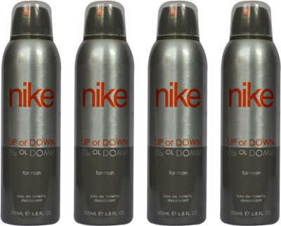 

Nike Up or Down (Pack of 4) Body Spray - For Men(800 ml, Pack of 4)