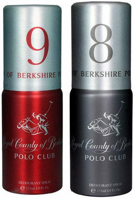 

royal county of berkshire polo club Polo Club 8,9 Body Spray - For Men(300 ml, Pack of 2)