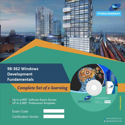 

PTNR01A998WXY 98-362 Windows Development Fundamentals Practice Exam E-Book Set(DVD)