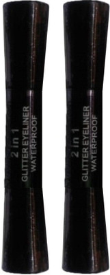 

tanvi27 NEW ARRIVAL OF SHINY & MATTE 2 IN 1 LOOK EYE LINER 15 ml(SHINY BLACK BEAN, JET BLACK MATTE)