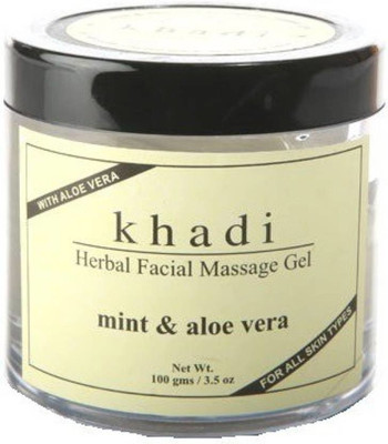 

Khadi HERBAL MINT & ALOEVERA FACIAL MASSAGE GEL(100 g)