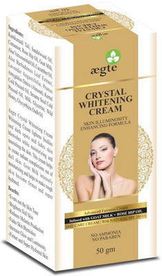 

Aegte Crystal Whitening Cream Skin Illuminosity Enhancing Formula Natural SPF 20+++ Day Care Cream(50 ml)
