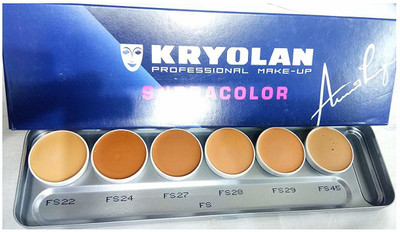 

Kryolan Supracolor Foundation Palette 6 Color ( FS ) Foundation(FS)