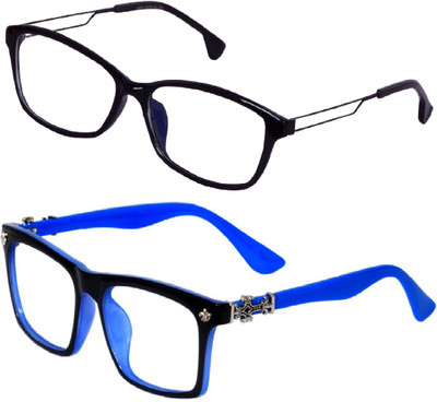 

lensport eyewear Full Rim Wayfarer, Square Frame(53 mm