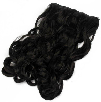 

CRIBE Natural Black Curly Clip In Hair Extension