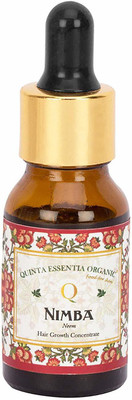 

QUINTA ESSENTIA ORGANIC Nimba Hair Growth Concentrate| 100% Natural & Organic|Anti-Hairfall Oil for Men And Women|Stimulated Scalp For Hair Growth (15 ml) Hair Oil(15 ml)