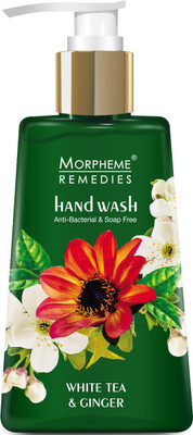 

Morpheme Remedies Hand Wash White Tea & Ginger, Anti Bacterial - Soap Free Handwash(250 ml, Pump Dispenser)