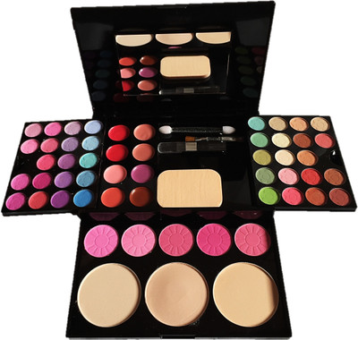 

T.Y.A Fashion Makeup Kit - 38 Eyeshadows, 8 Lip Gloss, 3 Pressed Powder, 5 Blushers and Brushes