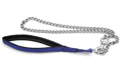 

ecocart Dog Collar & Chain(, Blue Stainless Steel Belt for Dog