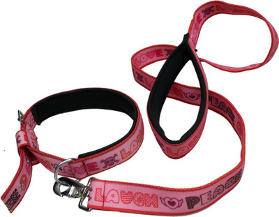 

KLUG Dog Collar & Leash(, Pink