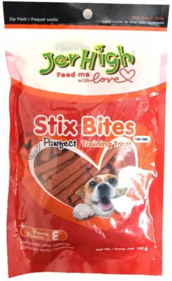 

jerhigh JerHigh Stix Bites Training Dog Treat (100g Chicken 100 g Dry Dog Food