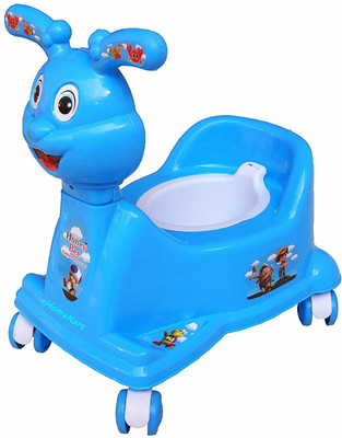 

Golden Feather Best Quality Baby 3 in 1 Rabbit Potty seat with Walking & Sitting Chair Potty Seat Potty Seat(Blue)