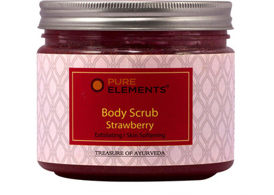 

Pure Elements Strawberry Body Scrub - Exfoliating I Skin Softening Scrub(400 g)