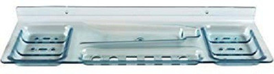 

HOUZIE Unbreakable Plastic Soap Holder Four in One 12 inch Made of ABS Plastic(Clear)