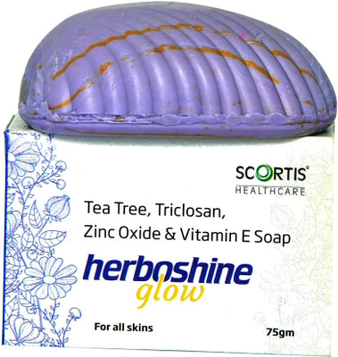 

SCORTIS HerboShine Glow Soap Pack of 4(75 g)(300 g, Pack of 4)