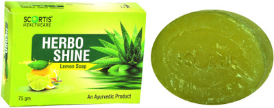 

SCORTIS HERBO SHINE LEMON SOAP(BATHING BAR) PACK OF 5(750 g, Pack of 5)