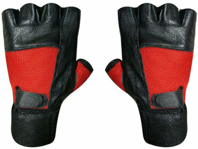 HMFURRYS FINEST Gym Gloves / Sports Gloves / Fitness Gloves/ Training Gloves / Weight Lifting Gym & Fitness Gloves(Red)